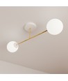Magnum 2 Hvid/Opal loftslampe - Ø14 cm, E14, 230V, uden lyskilde