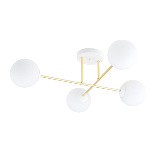 Magnum 4 Hvid/Opal loftslampe - Ø14 cm, E14, 230V, uden lyskilde
