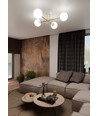 Magnum 4 Hvid/Opal loftslampe - Ø14 cm, E14, 230V, uden lyskilde