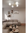 Magnum 4 Hvid/Opal loftslampe - Ø14 cm, E14, 230V, uden lyskilde