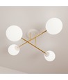 Magnum 4 Hvid/Opal loftslampe - Ø14 cm, E14, 230V, uden lyskilde