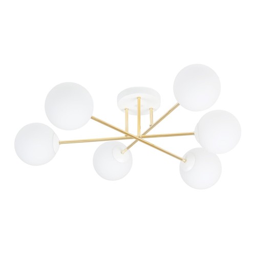 Magnum 6 Hvid/Opal loftslampe - Ø14 cm, E14, 230V, uden lyskilde