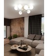 Magnum 6 Hvid/Opal loftslampe - Ø14 cm, E14, 230V, uden lyskilde