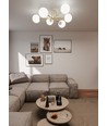 Magnum 6 Hvid/Opal loftslampe - Ø14 cm, E14, 230V, uden lyskilde