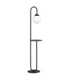 Bari LP1 Sort gulvlampe - Ø14 cm, E14, 230V, uden lyskilde