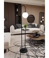 Bari LP1 Sort gulvlampe - Ø14 cm, E14, 230V, uden lyskilde