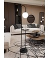 Bari LP1 Sort gulvlampe - Ø14 cm, E14, 230V, uden lyskilde