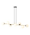 Gravity 8 Sort/Opal pendellampe - Ø14 cm, E14, 230V, uden lyskilde