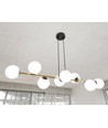 Gravity 8 Sort/Opal pendellampe - Ø14 cm, E14, 230V, uden lyskilde