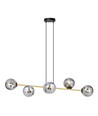 Gravity 6 Sort/Grafit pendellampe - Ø14 cm, E14, 230V, uden lyskilde
