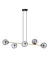 Gravity 6 Sort/Grafit pendellampe - Ø14 cm, E14, 230V, uden lyskilde
