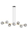 Gravity 8 Sort/Grafit pendellampe - Ø14 cm, E14, 230V, uden lyskilde