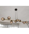 Gravity 8 Sort/Grafit pendellampe - Ø14 cm, E14, 230V, uden lyskilde