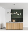 Gravity 8 Sort/Grafit pendellampe - Ø14 cm, E14, 230V, uden lyskilde