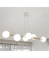 Gravity 6 Hvid/Guld pendellampe - Ø14 cm, E14, 230V, uden lyskilde