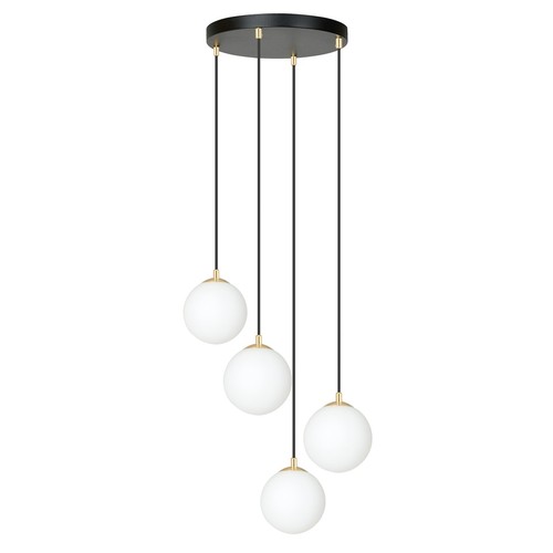 Royal 4 Sort pendellampe - Ø14 cm, E14, 230V, uden lyskilde