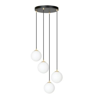 Royal 4 Sort pendellampe - Ø14 cm, E14, 230V, uden lyskilde