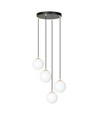 Royal 4 Sort pendellampe - Ø14 cm, E14, 230V, uden lyskilde