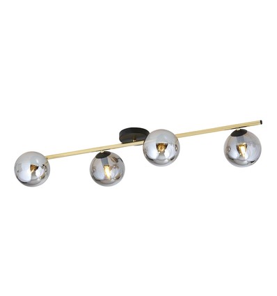 Splendi 4 Sort/Grafit loftslampe - Ø14 cm, E14, 230V, uden lyskilde