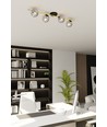 Splendi 4 Sort/Grafit loftslampe - Ø14 cm, E14, 230V, uden lyskilde