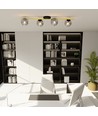 Splendi 4 Sort/Grafit loftslampe - Ø14 cm, E14, 230V, uden lyskilde