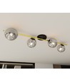 Splendi 4 Sort/Grafit loftslampe - Ø14 cm, E14, 230V, uden lyskilde