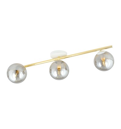 Splendi 3 Hvid/Grafit loftslampe - Ø14 cm, E14, 230V, uden lyskilde