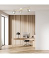 Splendi 3 Hvid/Grafit loftslampe - Ø14 cm, E14, 230V, uden lyskilde