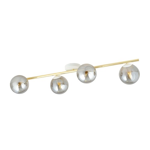 Splendi 4 Hvid/Grafit loftslampe - Ø14 cm, E14, 230V, uden lyskilde