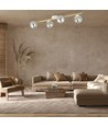 Splendi 4 Hvid/Grafit loftslampe - Ø14 cm, E14, 230V, uden lyskilde