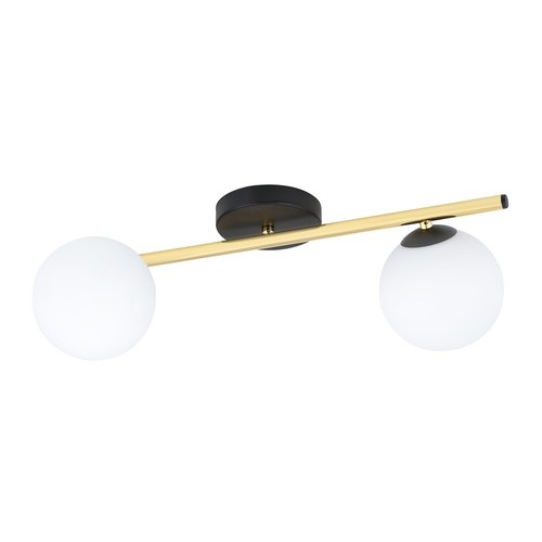 Splendi 2 Sort/Opal loftslampe - Ø14 cm, E14, 230V, uden lyskilde