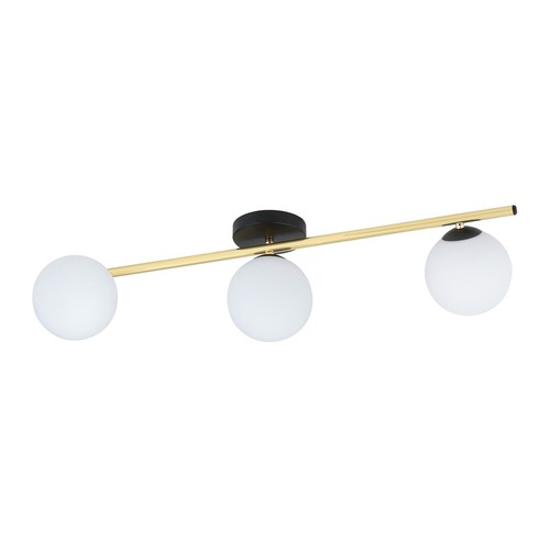 Splendi 3 Sort/Opal loftslampe - Ø14 cm, E14, 230V, uden lyskilde