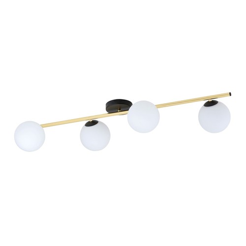 Splendi 4 Sort/Opal loftslampe - Ø14 cm, E14, 230V, uden lyskilde