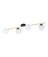 Splendi 4 Sort/Opal loftslampe - Ø14 cm, E14, 230V, uden lyskilde