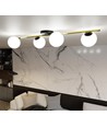 Splendi 4 Sort/Opal loftslampe - Ø14 cm, E14, 230V, uden lyskilde