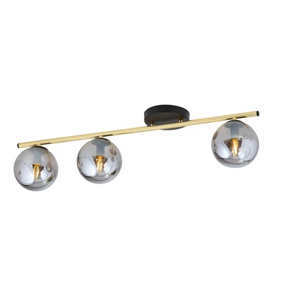 Monza 3 Sort/Grafit loftslampe - Ø14 cm, E14, 230V, uden lyskilde