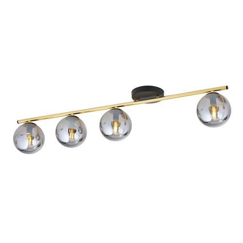 Monza 4 Sort/Grafit loftslampe - Ø14 cm, E14, 230V, uden lyskilde