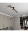 Monza 4 Sort/Grafit loftslampe - Ø14 cm, E14, 230V, uden lyskilde