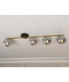 Monza 4 Sort/Grafit loftslampe - Ø14 cm, E14, 230V, uden lyskilde