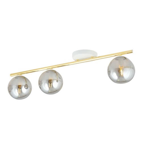 Monza 3 Hvid/Grafit loftslampe - Ø14 cm, E14, 230V, uden lyskilde