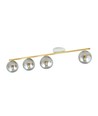 Monza 4 Hvid/Grafit loftslampe - Ø14 cm, E14, 230V, uden lyskilde