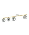 Monza 4 Hvid/Grafit loftslampe - Ø14 cm, E14, 230V, uden lyskilde