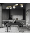 Monza 4 Hvid/Grafit loftslampe - Ø14 cm, E14, 230V, uden lyskilde