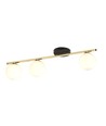 Monza 3 Sort/Opal loftslampe - Ø14 cm, E14, 230V, uden lyskilde
