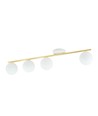 Monza 4 Hvid/Opal loftslampe - Ø14 cm, E14, 230V, uden lyskilde