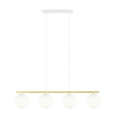 Allora 4 Hvid/Opal pendellampe - Ø14 cm, E14, 230V, uden lyskilde