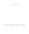 Allora 4 Hvid/Opal pendellampe - Ø14 cm, E14, 230V, uden lyskilde