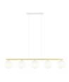 Allora 5 Hvid/Opal pendellampe - Ø14 cm, E14, 230V, uden lyskilde