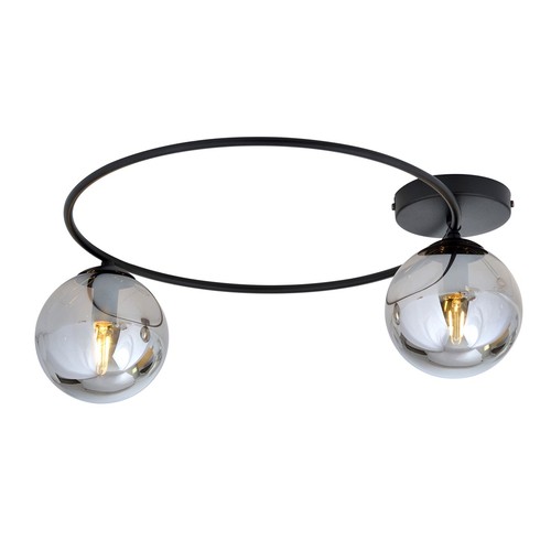 Sopra 2 Sort/Grafit loftslampe - Ø14 cm, E14, 230V, uden lyskilde
