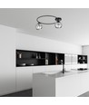Sopra 2 Sort/Grafit loftslampe - Ø14 cm, E14, 230V, uden lyskilde